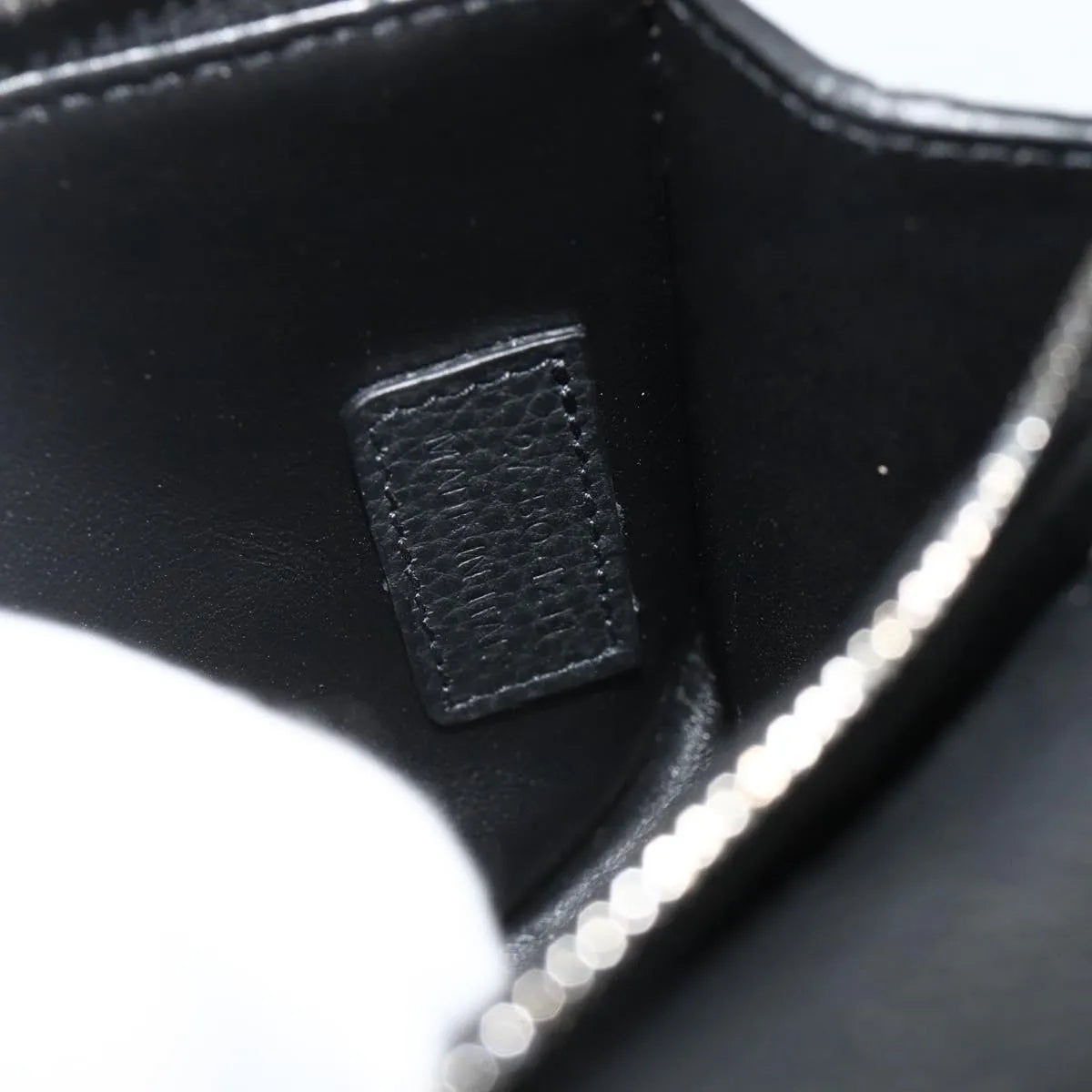 Christian Dior Saddle Pouch Belt Leather Black Leather Clutche & Pouche Bag (Pre-Owned)