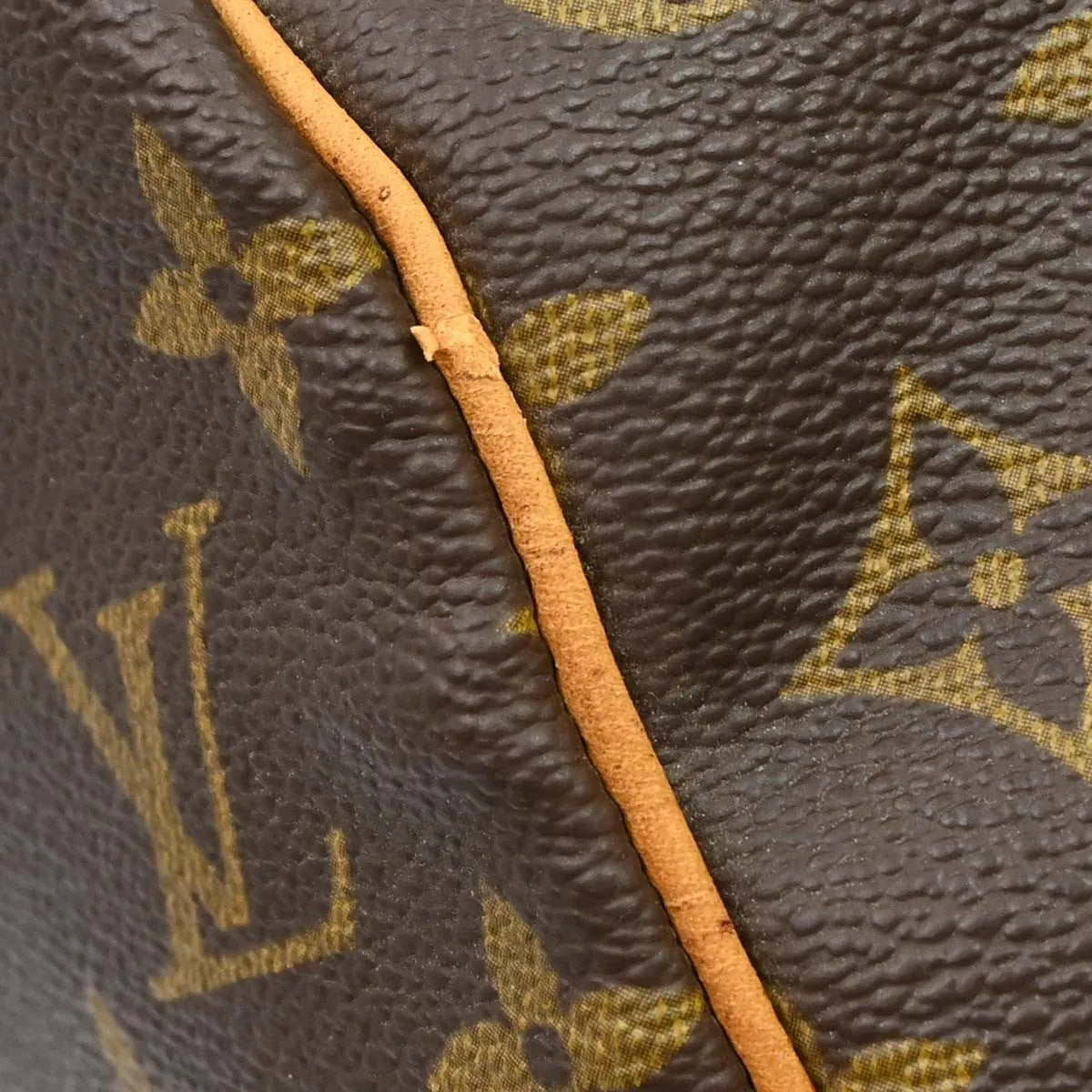 Louis Vuitton Keepall Bag Monogram Canvas Brown Canvas Travel Bag Bag (Pre-Owned)