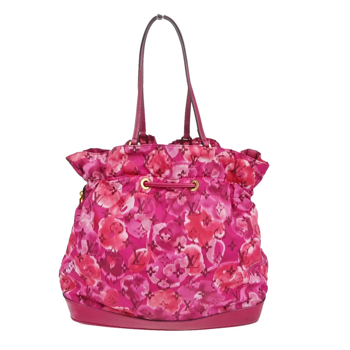 Louis Vuitton Noefull Ikat Nylon Pink Nylon Shoulder Bag Bag (Pre-Owned)