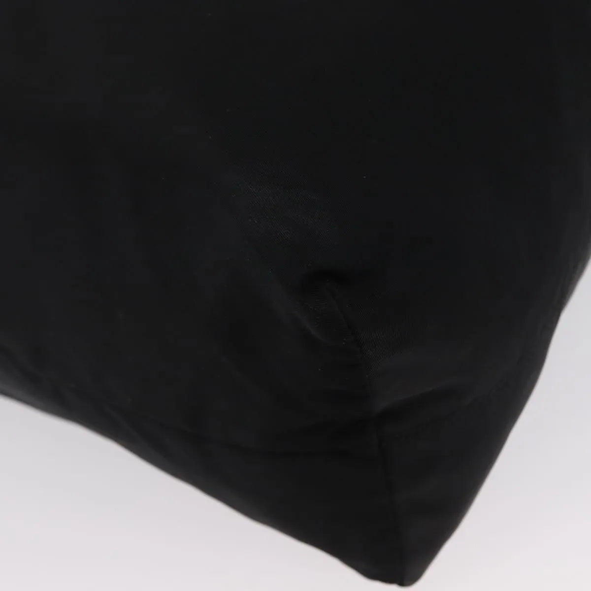 Celine Circle Logo Nylon Black Nylon Tote Bag Bag (Pre-Owned)