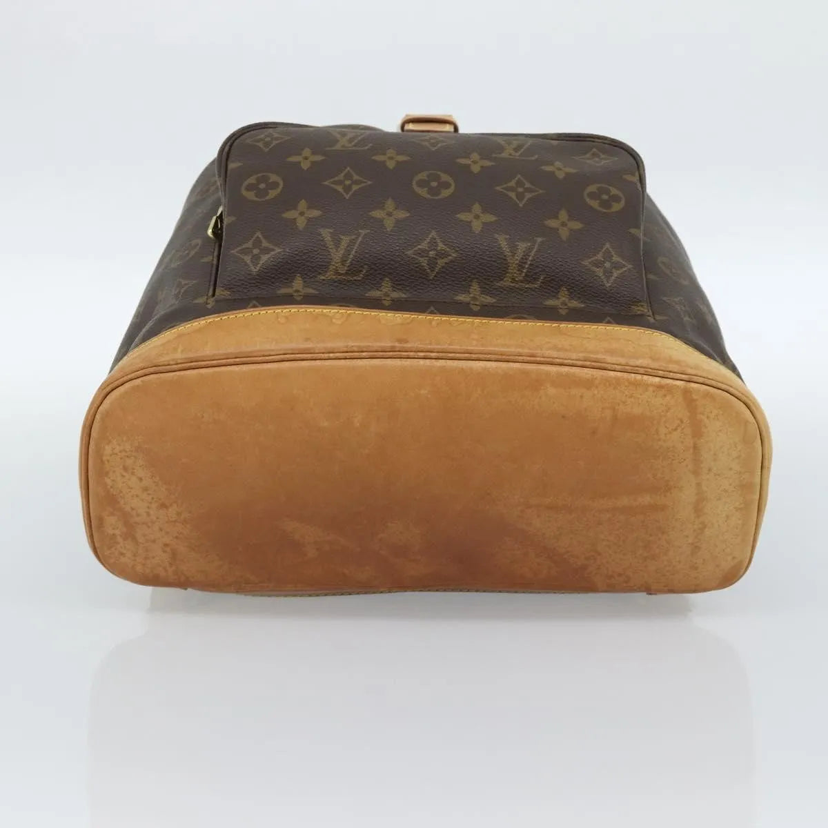 Louis Vuitton Vintage Montsouris Backpack Monogram Canvas Brown Canvas Backpack Bag (Pre-Owned)