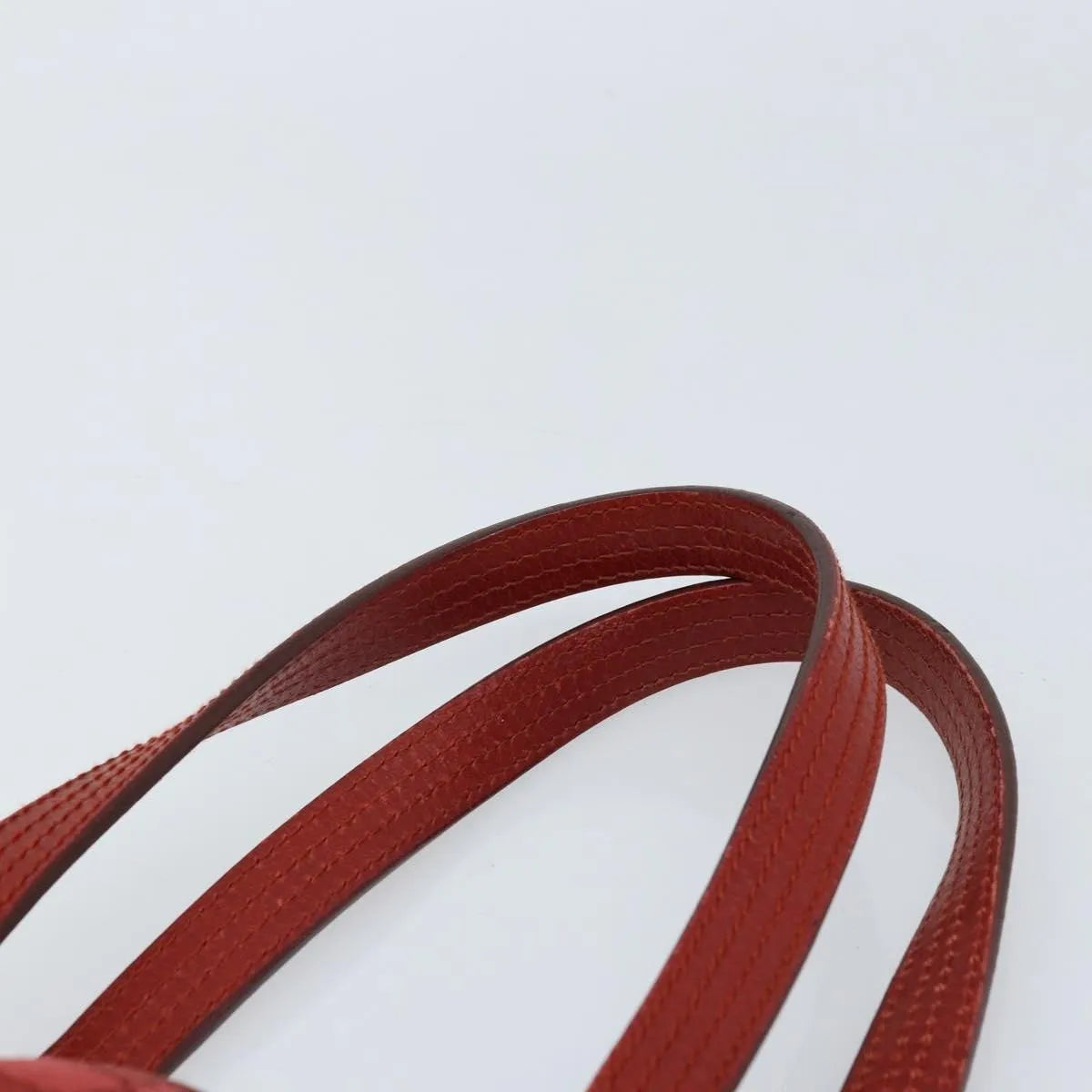 Gucci Vintage Open Tote Gg Canvas And Leather Red Canvas Tote Bag Bag (Pre-Owned)