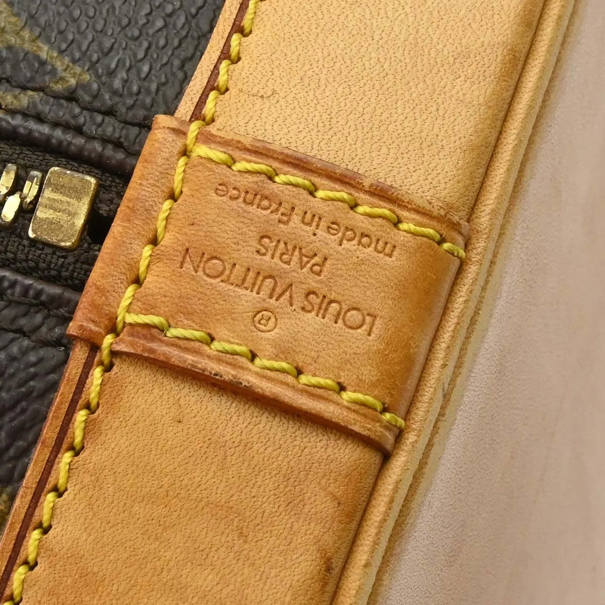 Louis Vuitton Alma Monogram Canvas Brown Canvas Handbag (Pre-Owned)