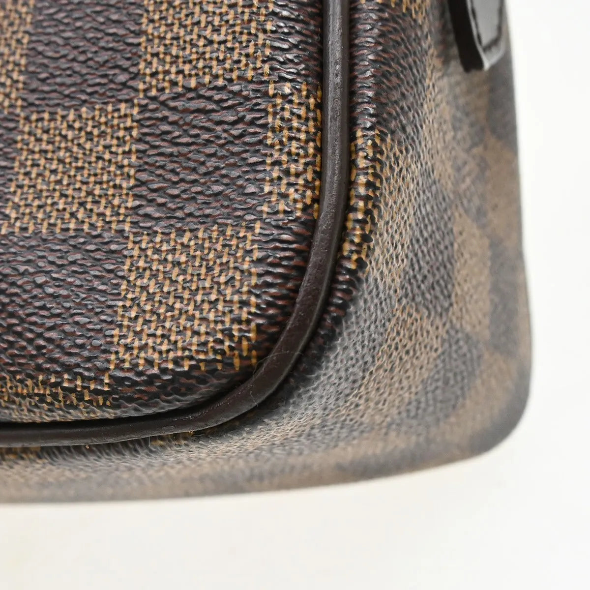 Louis Vuitton Ravello Damier Ebene Brown Canvas Shoulder Bag Bag (Pre-Owned)