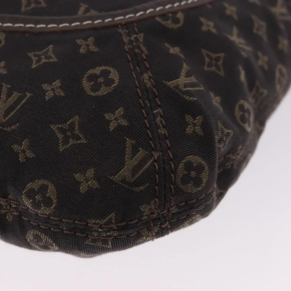 Louis Vuitton Angele Mini Lin Brown Canvas Handbag (Pre-Owned)