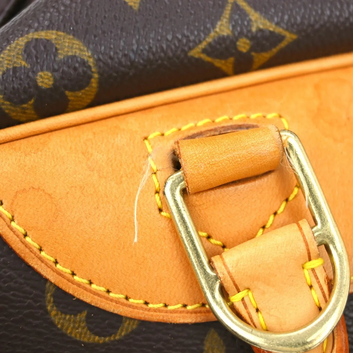 Louis Vuitton Deauville Monogram Canvas Brown Canvas Handbag (Pre-Owned)