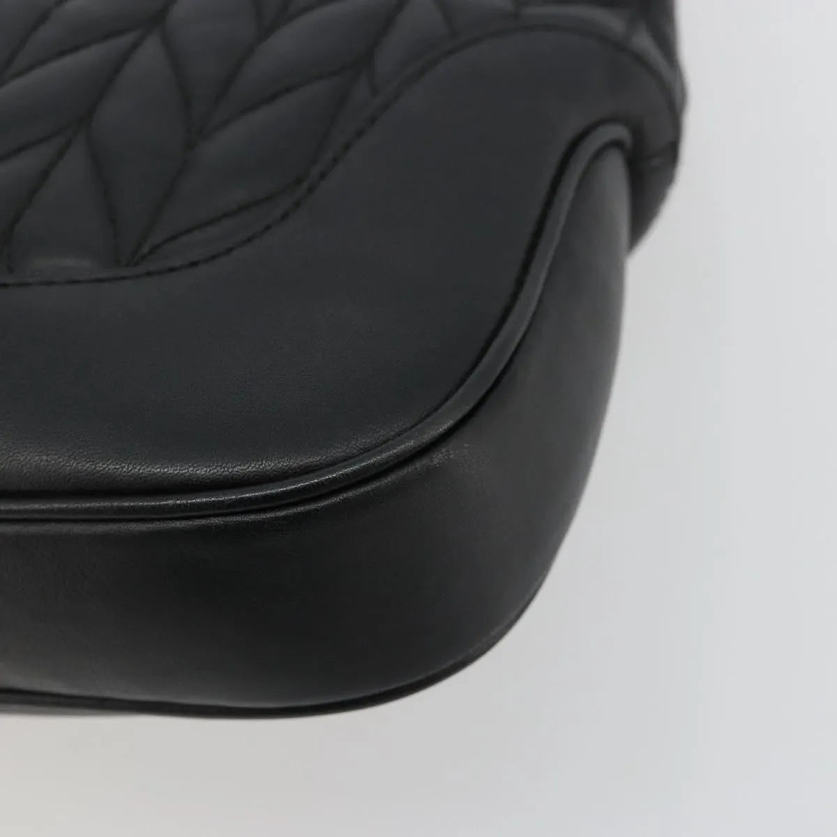 Gucci Vintage Jackie Shoulder Bag Canvas And Leather Black Leather Handbag (Pre-Owned)