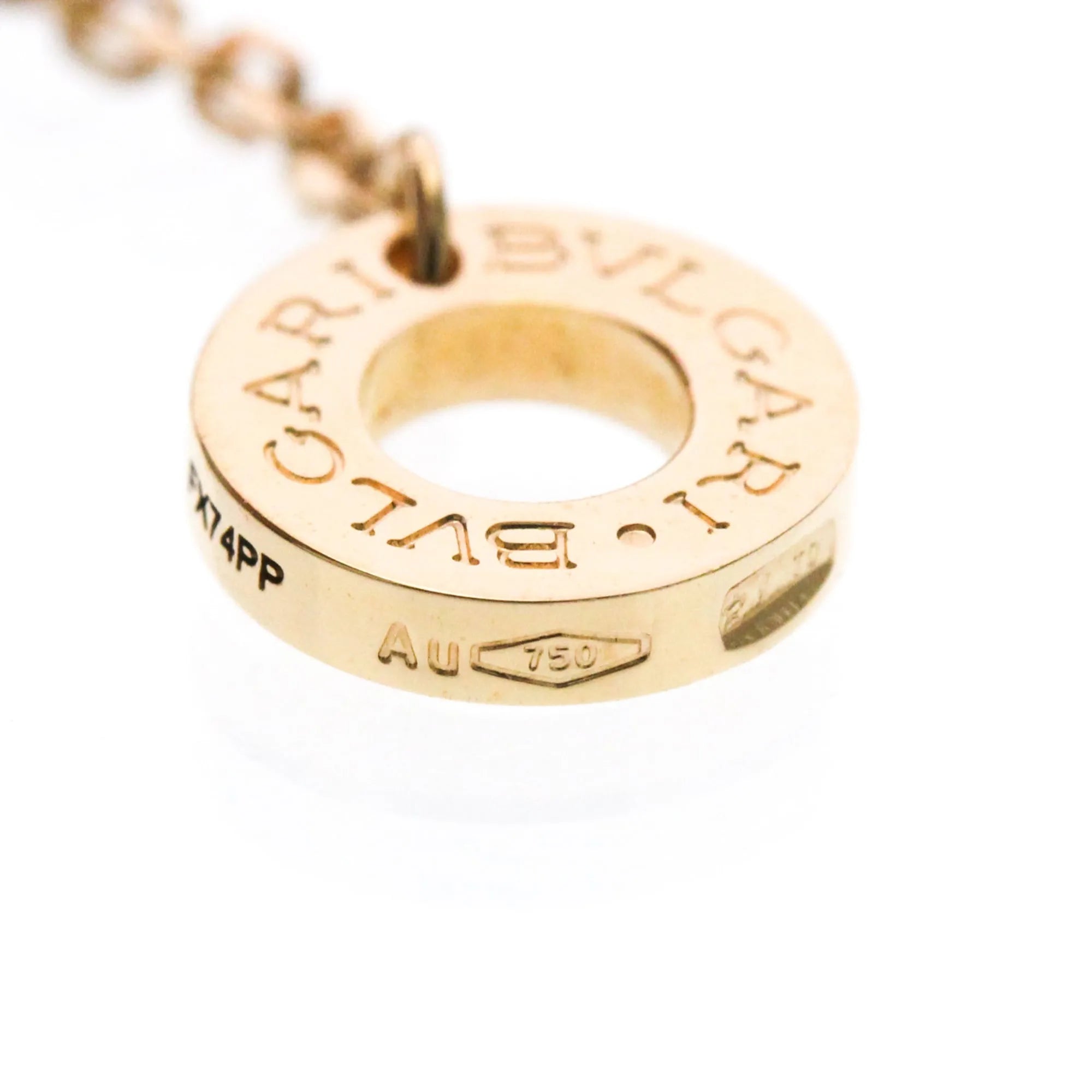 Bvlgari Divas' Dream Pendant 18K Rose Gold With Coral And Diamond Gold Pink_Gold Necklace Jewelry (Pre-Owned)