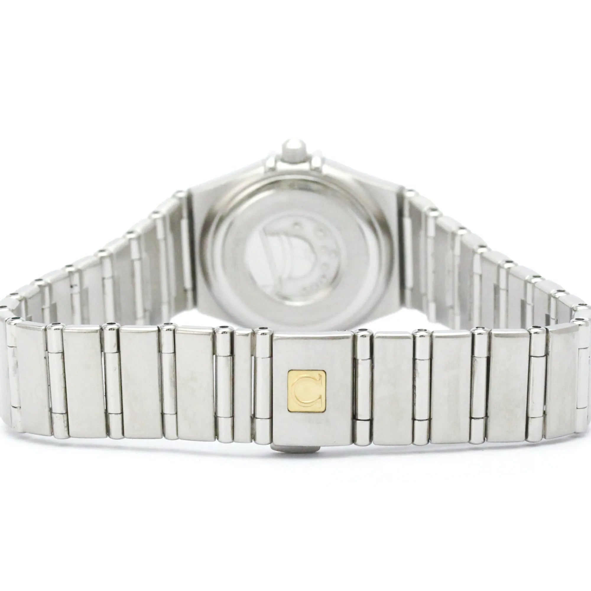 Omega Constellation Quartz Stainless Steel With Diamond Markers And Mother Of Pearl Watch (Pre-Owned)
