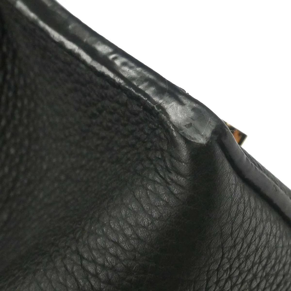 Loewe Gate Tote Leather Black Leather Tote Bag Bag (Pre-Owned)