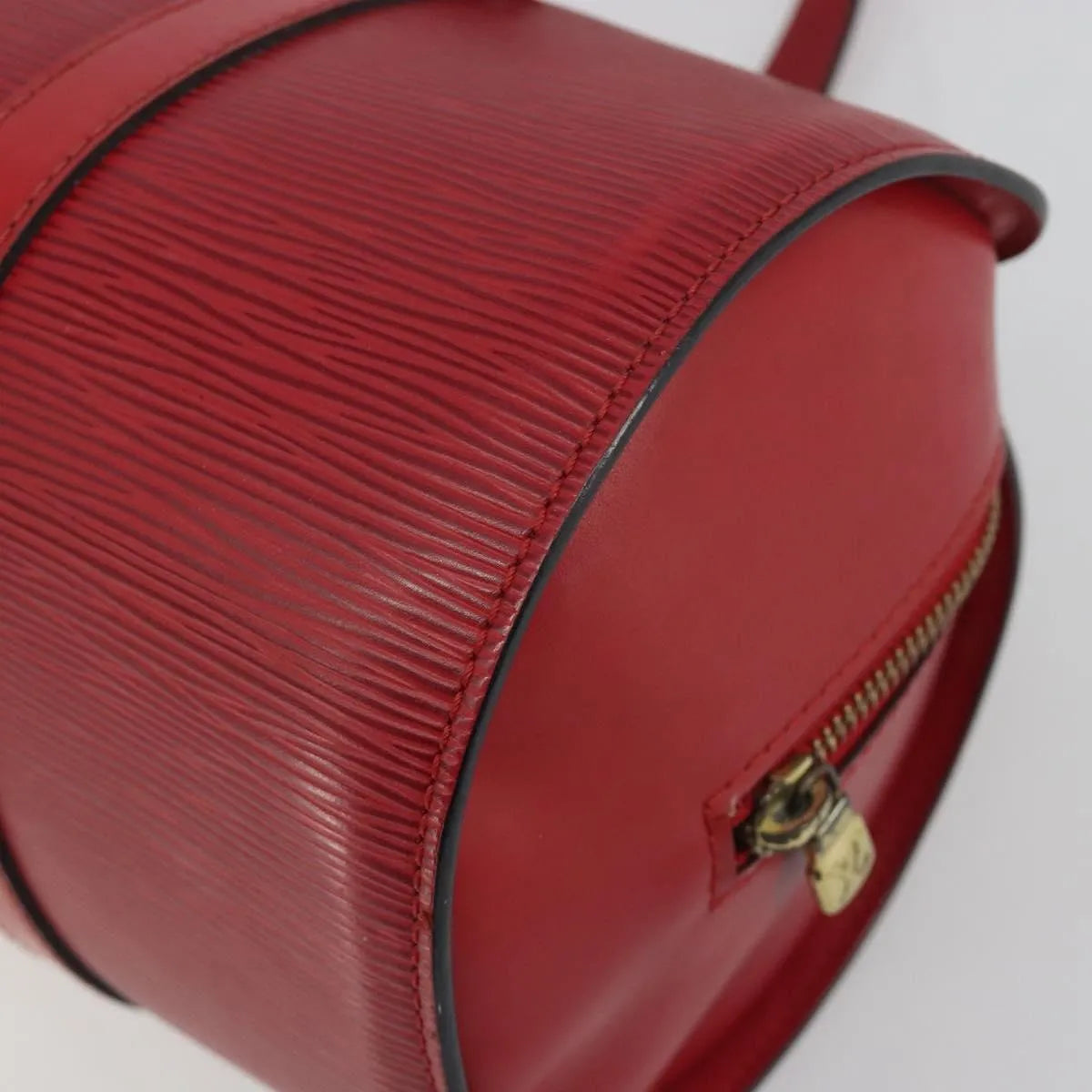 Louis Vuitton Soufflot Epi Leather Red Leather Handbag (Pre-Owned)