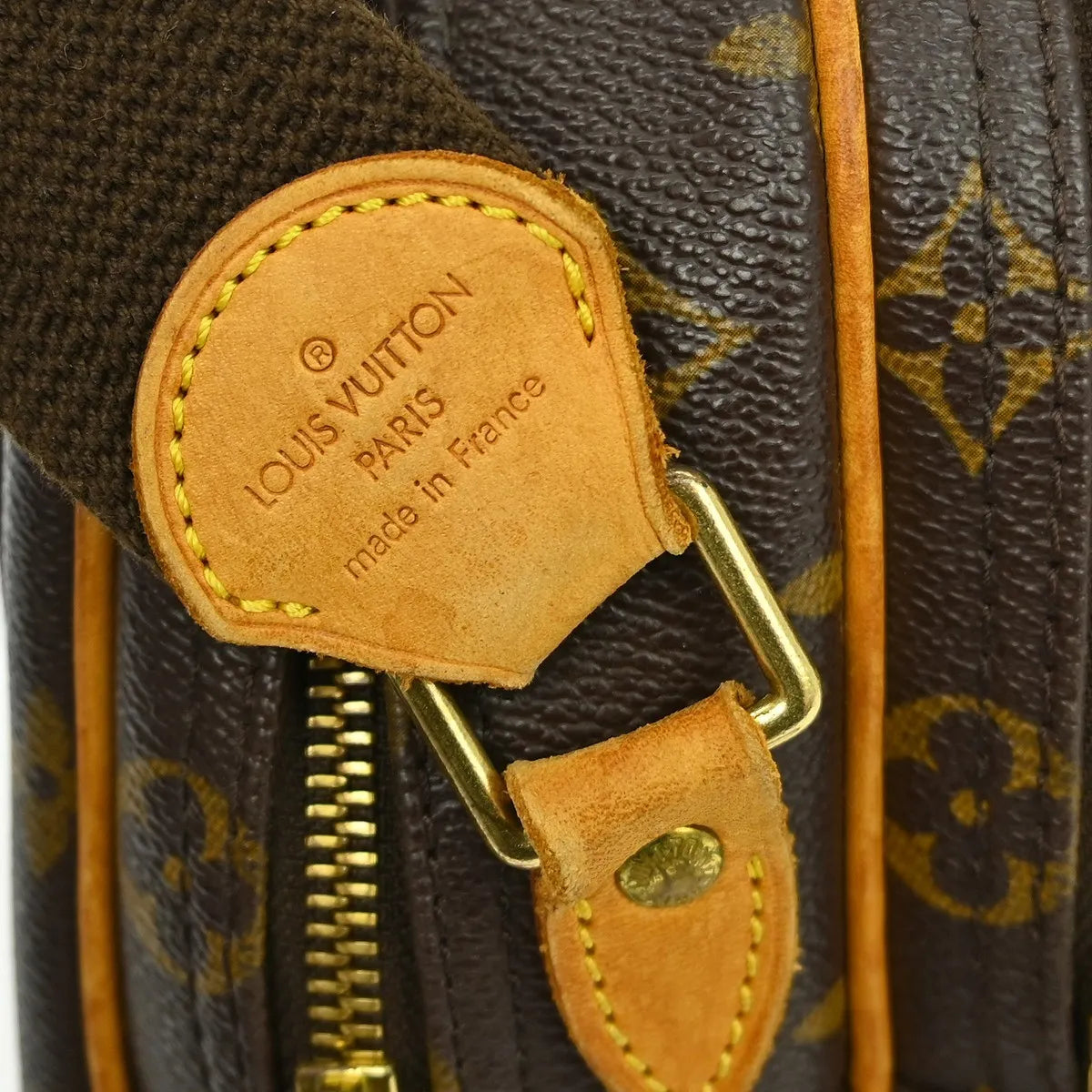 Louis Vuitton Reporter Monogram Brown Canvas Shoulder Bag Bag (Pre-Owned)
