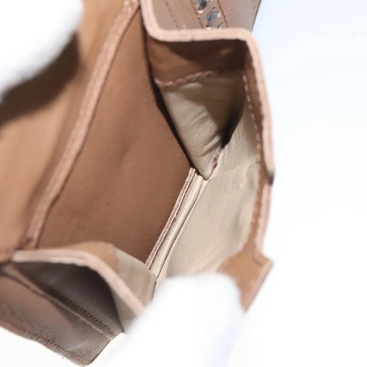 Bottega Veneta Vintage Front Pocket Waist Leather Brown Leather Clutche & Pouche Bag (Pre-Owned)
