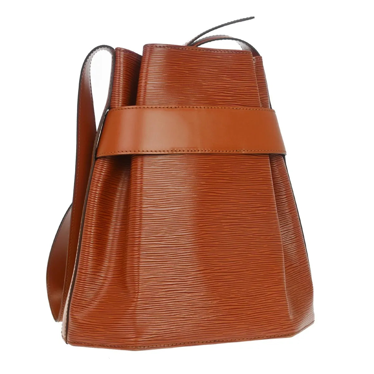 Louis Vuitton Vintage Sac D'epaule Epi Leather Brown Leather Shoulder Bag Bag (Pre-Owned)