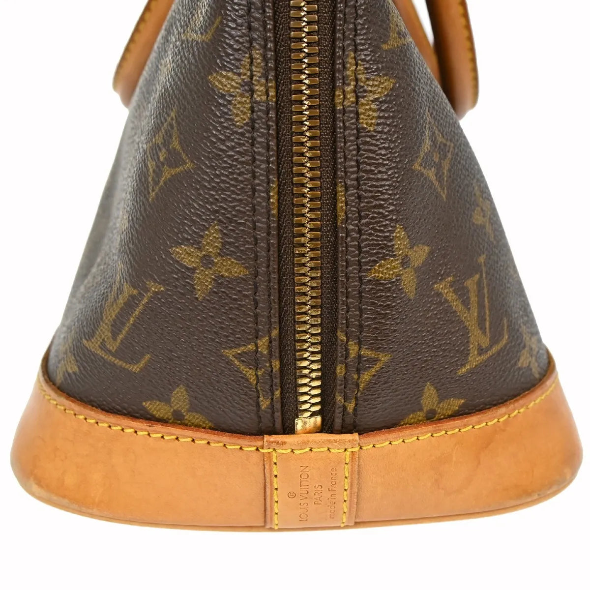 Louis Vuitton Alma Monogram Canvas Brown Canvas Handbag (Pre-Owned)