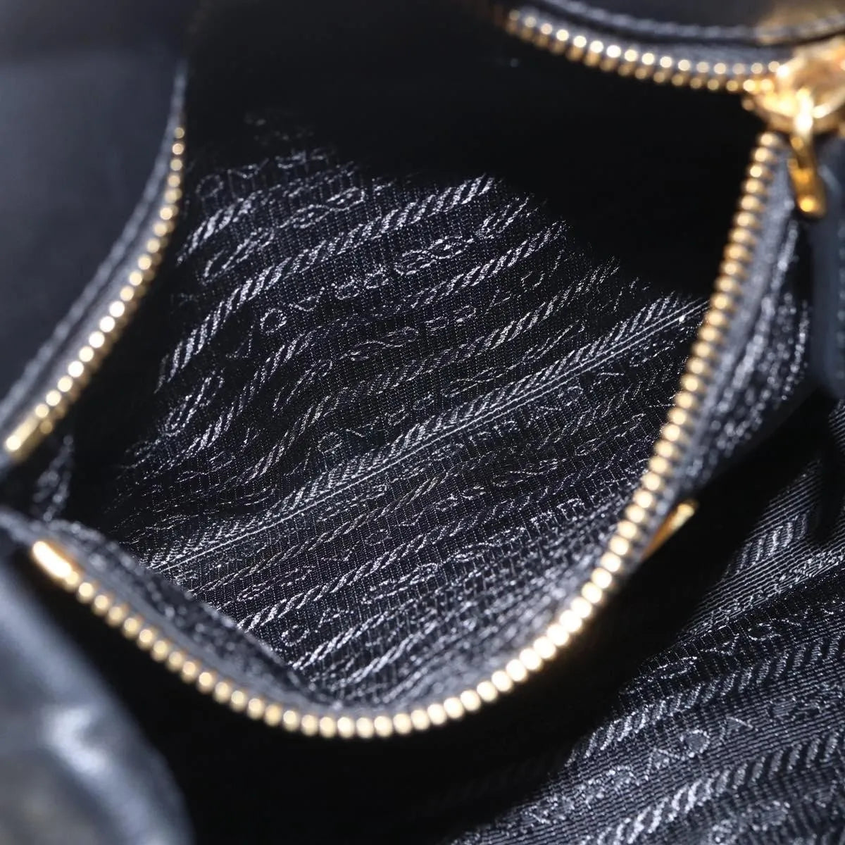 Prada Bow Tote Leather Black Leather Tote Bag Bag (Pre-Owned)
