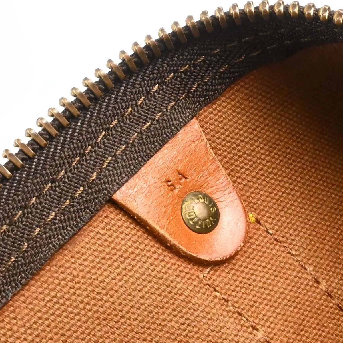 Louis Vuitton Keepall Monogram Canvas Brown Canvas Travel Bag Bag (Pre-Owned)