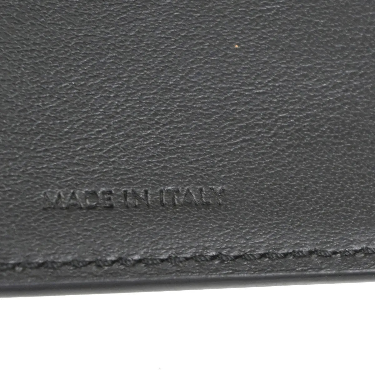 Celine Triomphe Trifold Leather Black Leather Wallets Accessory (Pre-Owned)