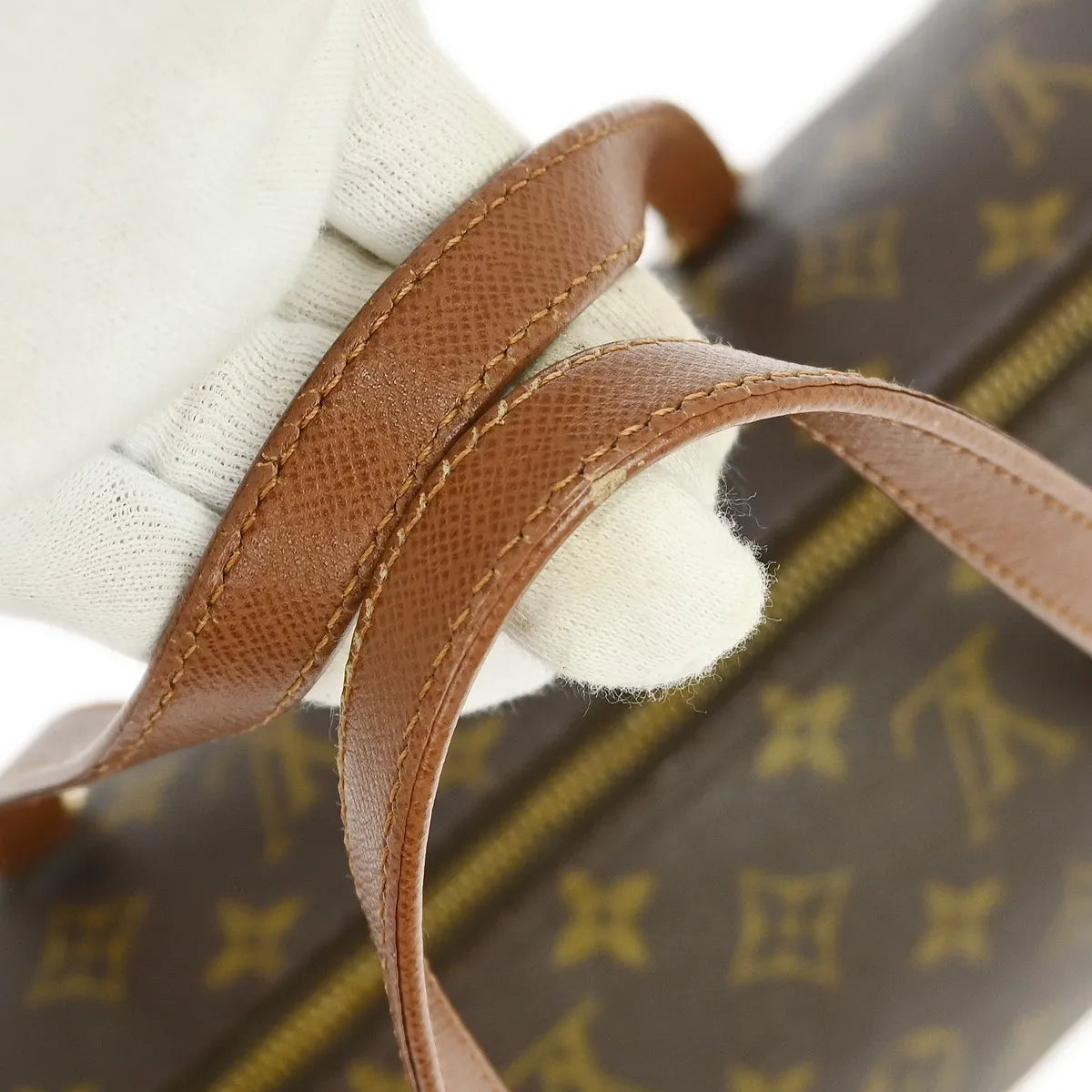 Louis Vuitton Papillon Handbag Monogram Canvas Brown Canvas Handbag (Pre-Owned)
