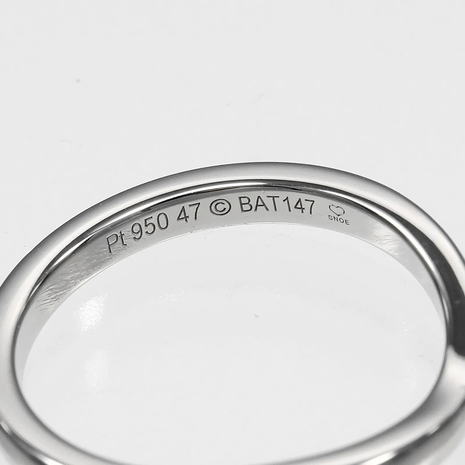 Cartier Ballerine Platinum With Diamond Silver Platinum Ring Jewelry (Pre-Owned)