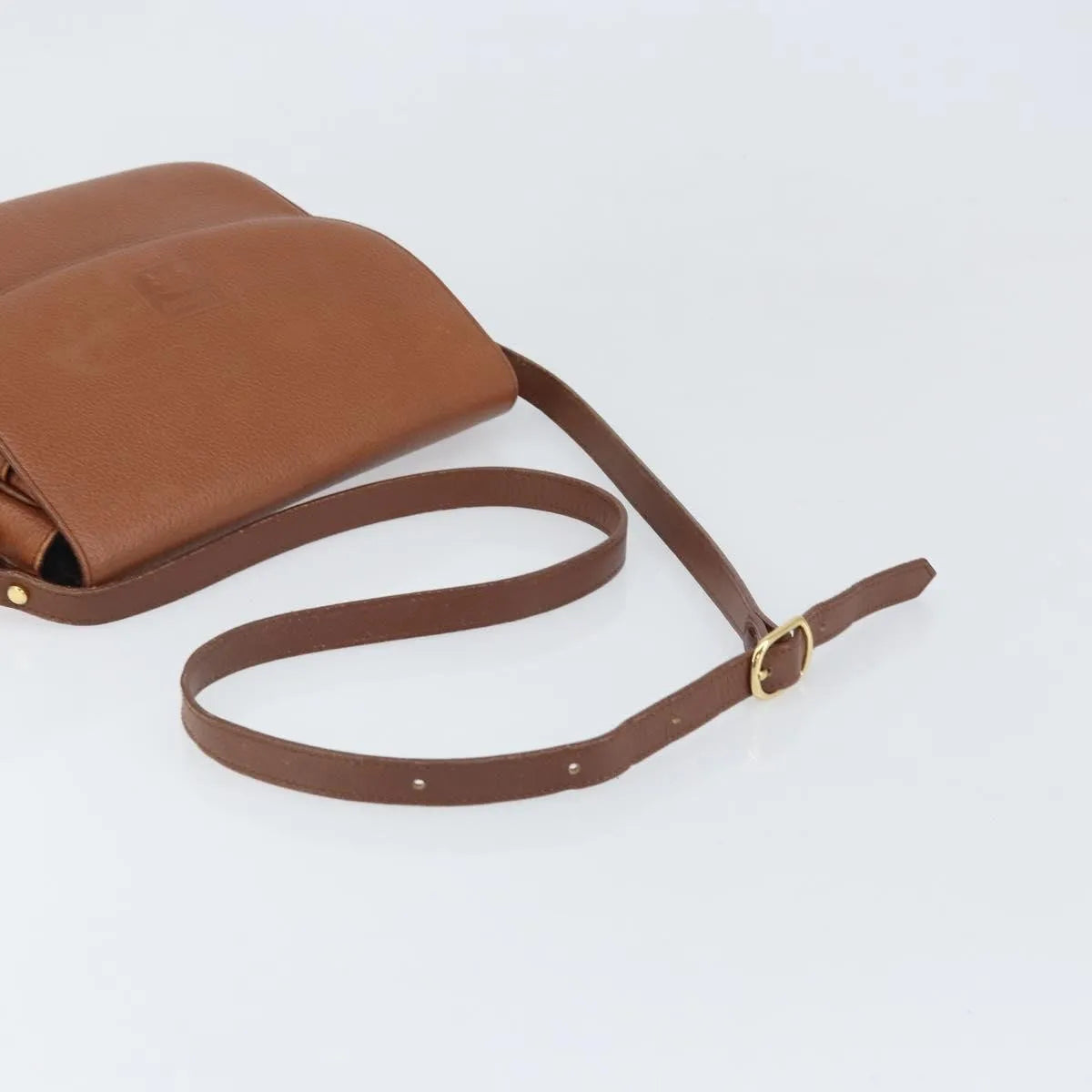 Burberry Vintage Leather Brown Leather Shoulder Bag Bag (Pre-Owned)
