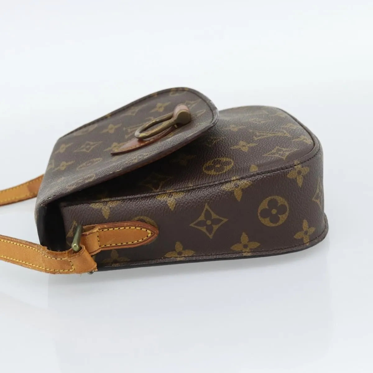 Louis Vuitton Saint Cloud Monogram Canvas Brown Canvas Shoulder Bag Bag (Pre-Owned)