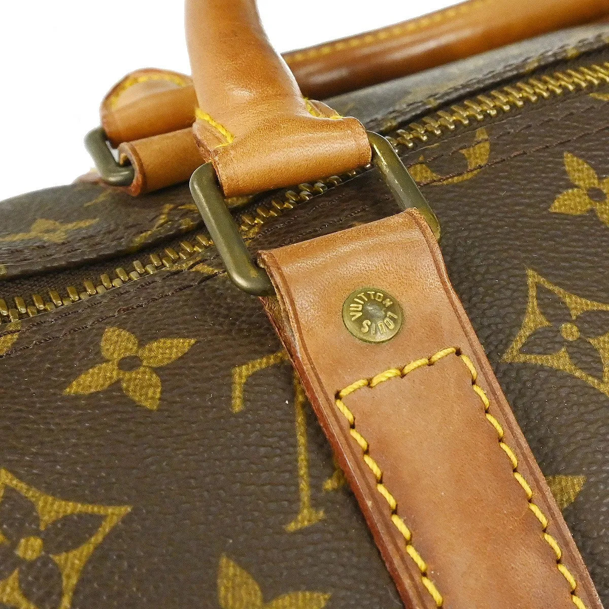 Louis Vuitton Keepall Monogram Canvas Brown Canvas Travel Bag Bag (Pre-Owned)