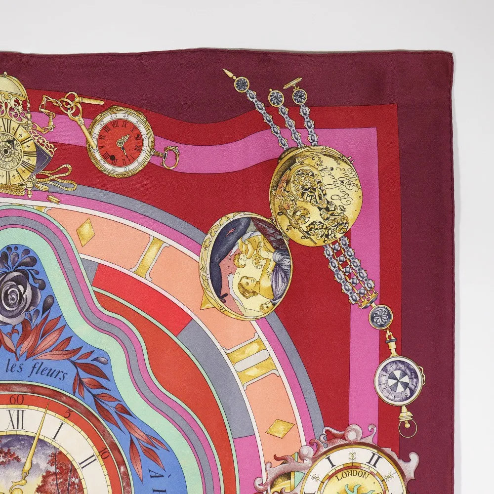 Hermes Carré 90 Silk Multicolor Multicolour Silk Scarve & Shawl Accessory (Pre-Owned)