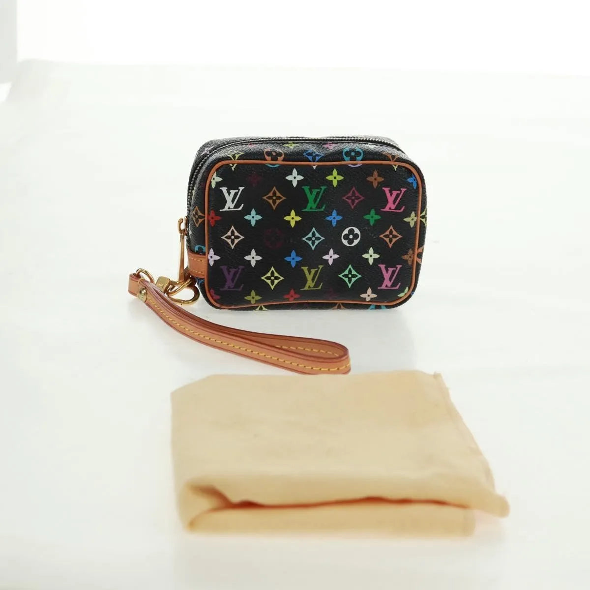 Louis Vuitton Wapity Trousse Monogram Multicolor Black Canvas Clutche & Pouche Bag (Pre-Owned)