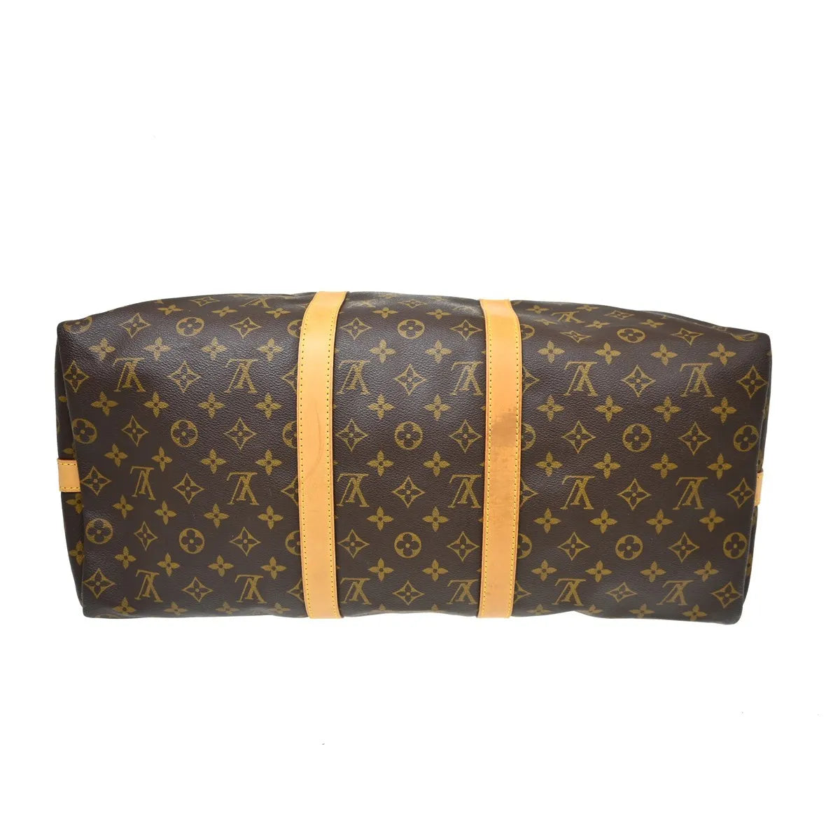 Louis Vuitton Keepall Bandouliere Monogram Canvas Brown Canvas Travel Bag Bag (Pre-Owned)