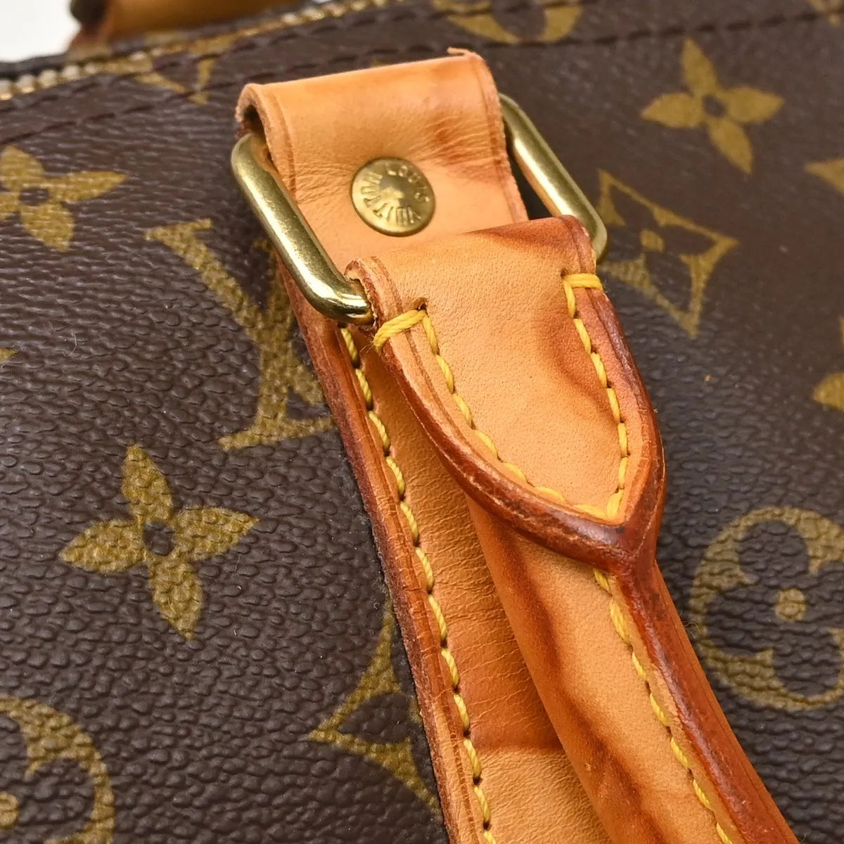 Louis Vuitton Keepall Bag Monogram Canvas Brown Canvas Travel Bag Bag (Pre-Owned)