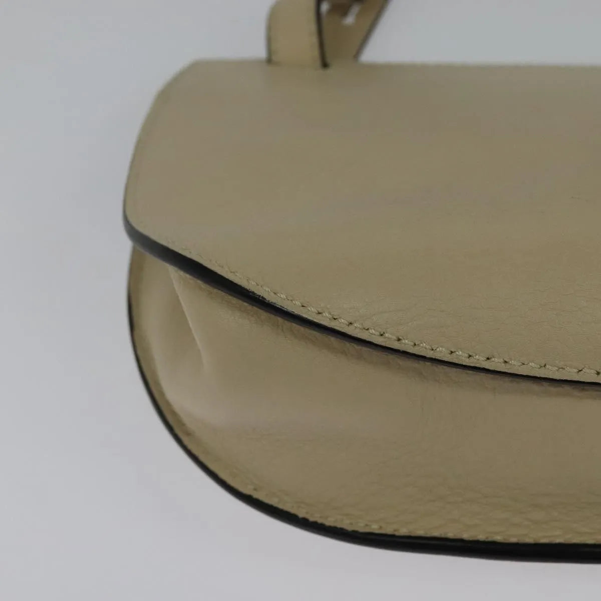 Chloe Georgia Leather Gold Leather Shoulder Bag Bag (Pre-Owned)
