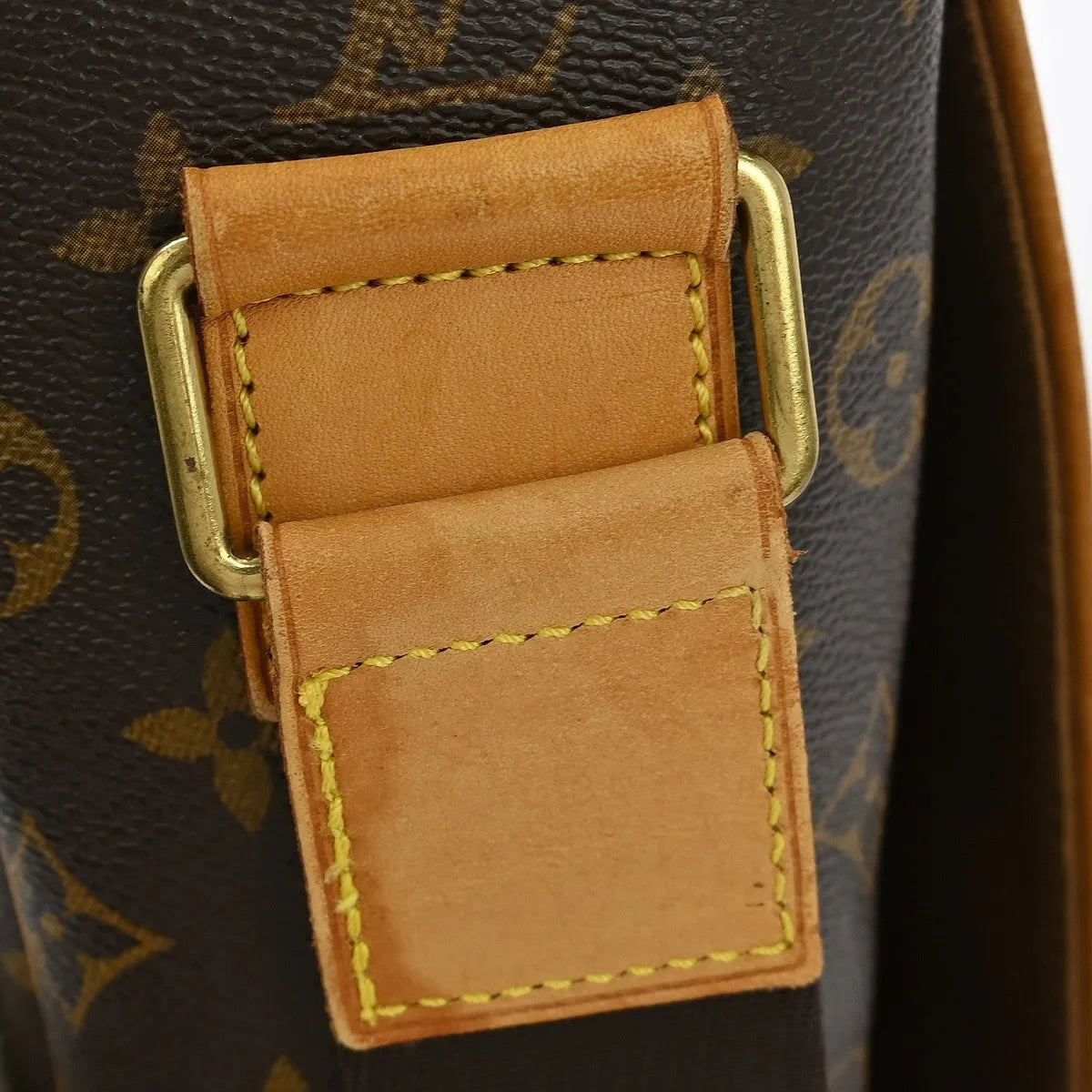 Louis Vuitton Abbesses Messenger Monogram Canvas Brown Canvas Shoulder Bag Bag (Pre-Owned)