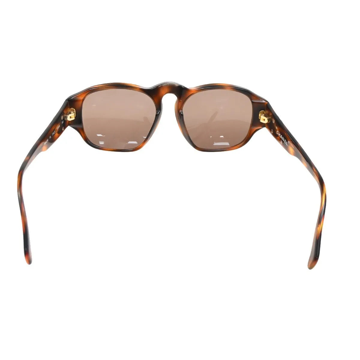 Chanel Logo Cc Plastic Brown Plastic Sunglasse Accessory (Pre-Owned)