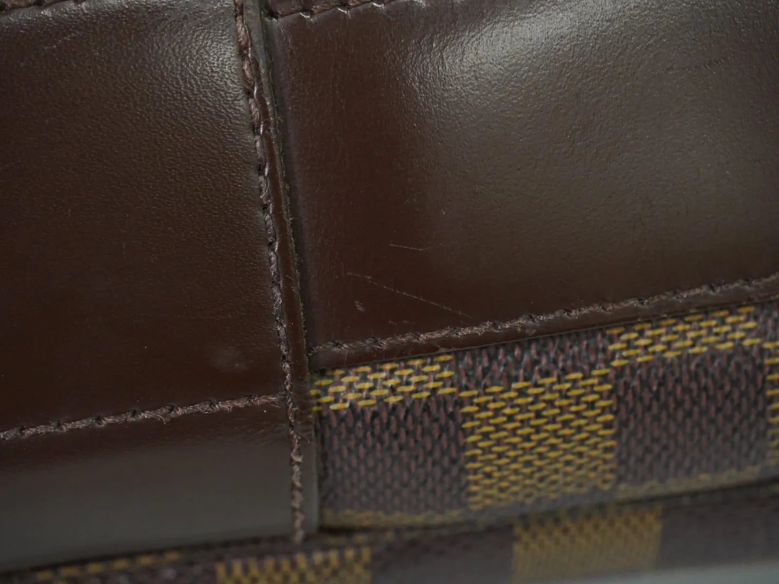 Louis Vuitton Bastille Damier Brown Canvas Shoulder Bag Bag (Pre-Owned)