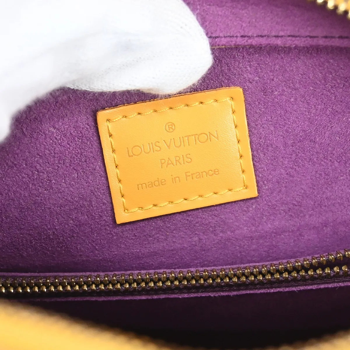 Louis Vuitton Pont Neuf Epi Yellow Leather Handbag (Pre-Owned)