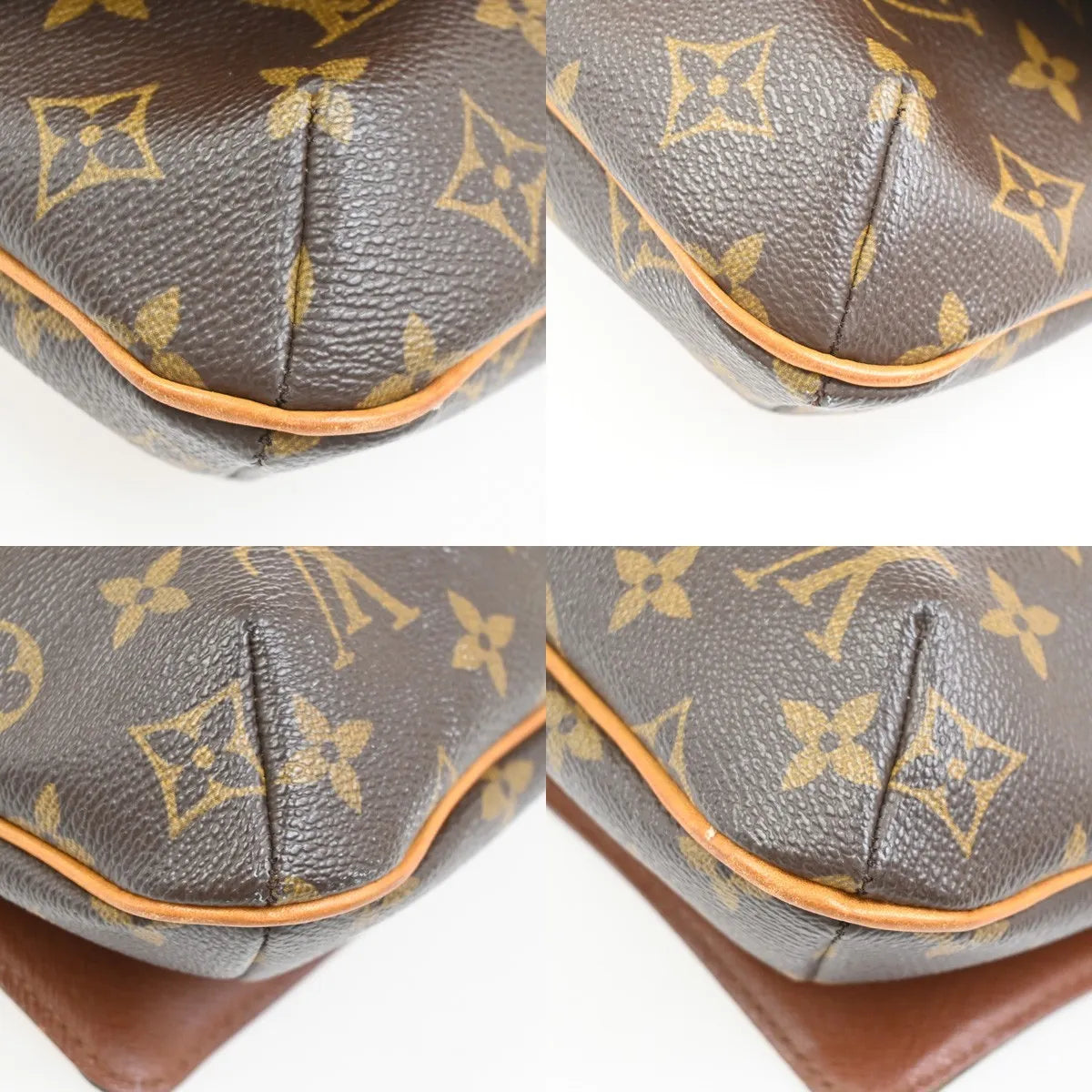 Louis Vuitton Musette Tango Monogram Canvas Brown Canvas Shoulder Bag Bag (Pre-Owned)