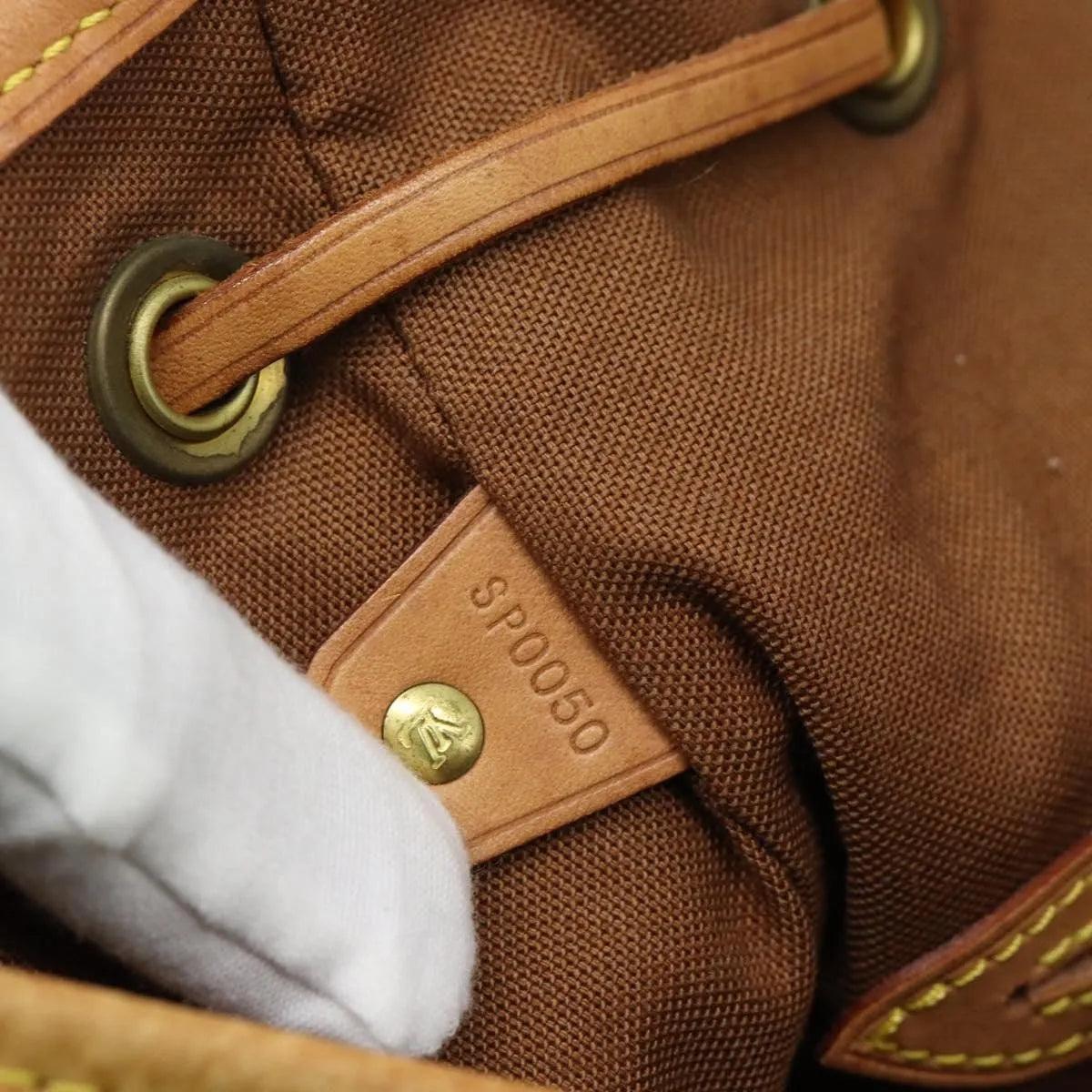 Louis Vuitton Vintage Montsouris Backpack Monogram Canvas Brown Canvas Backpack Bag (Pre-Owned)