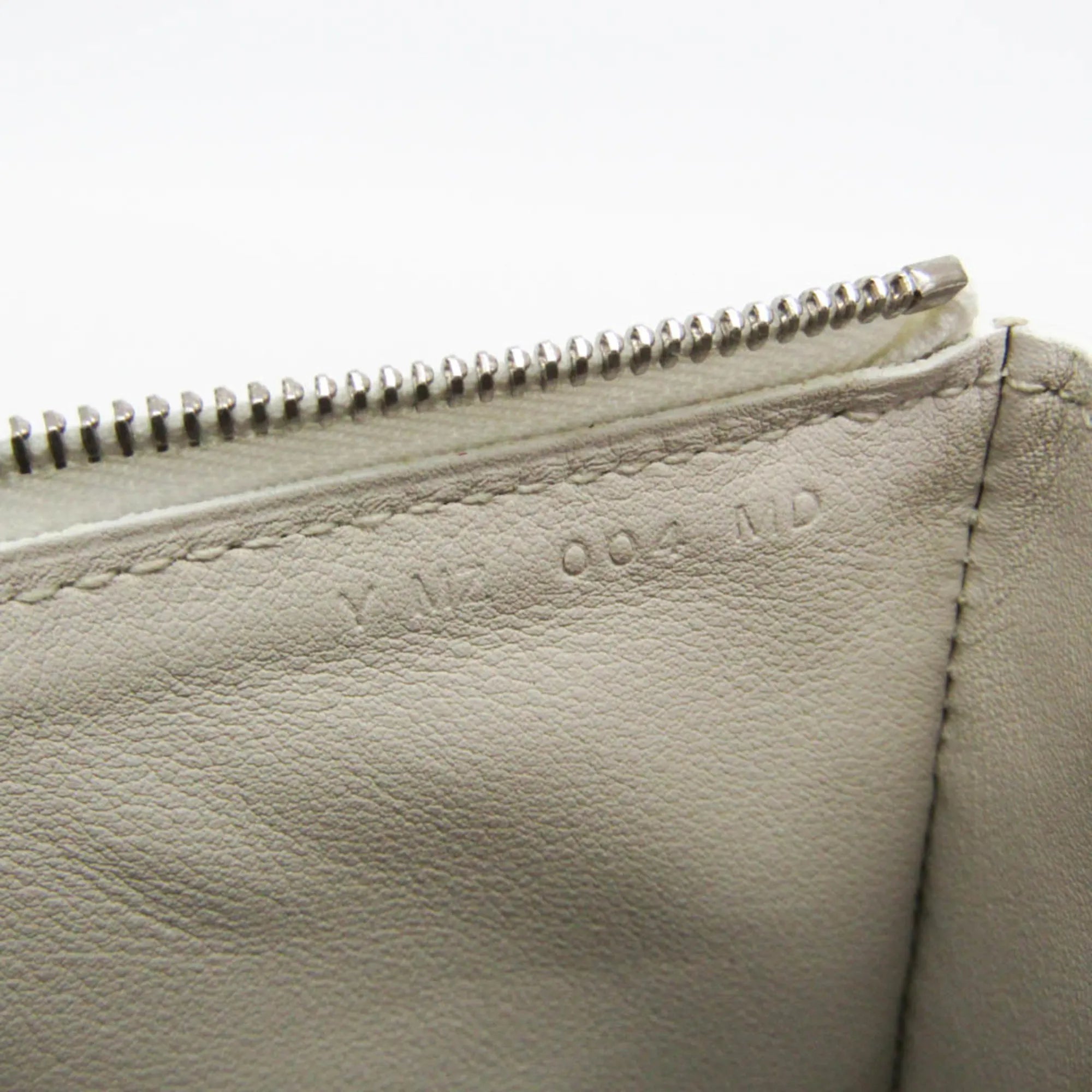 Hermes Atout Evercolor White Leather Clutche & Pouche Bag (Pre-Owned)