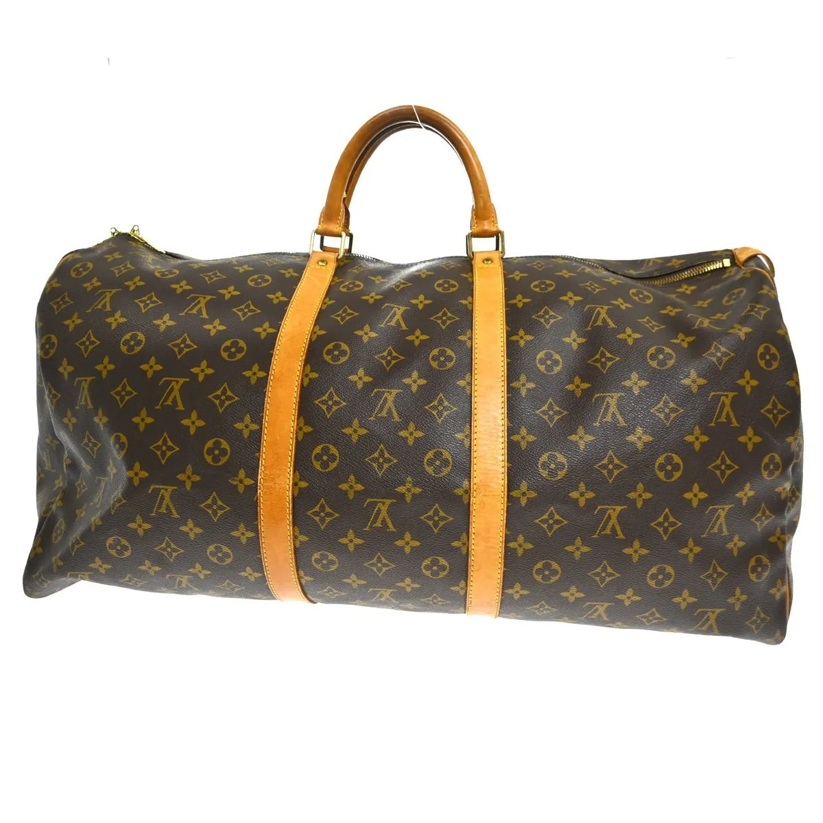 Louis Vuitton Keepall Monogram Canvas Brown Canvas Travel Bag Bag (Pre-Owned)