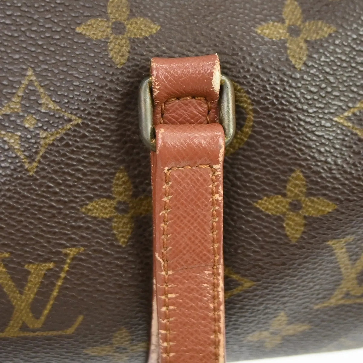 Louis Vuitton Papillon Handbag Monogram Canvas Brown Canvas Handbag (Pre-Owned)