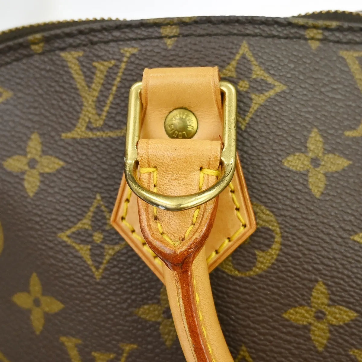 Louis Vuitton Alma Monogram Brown Canvas Handbag (Pre-Owned)