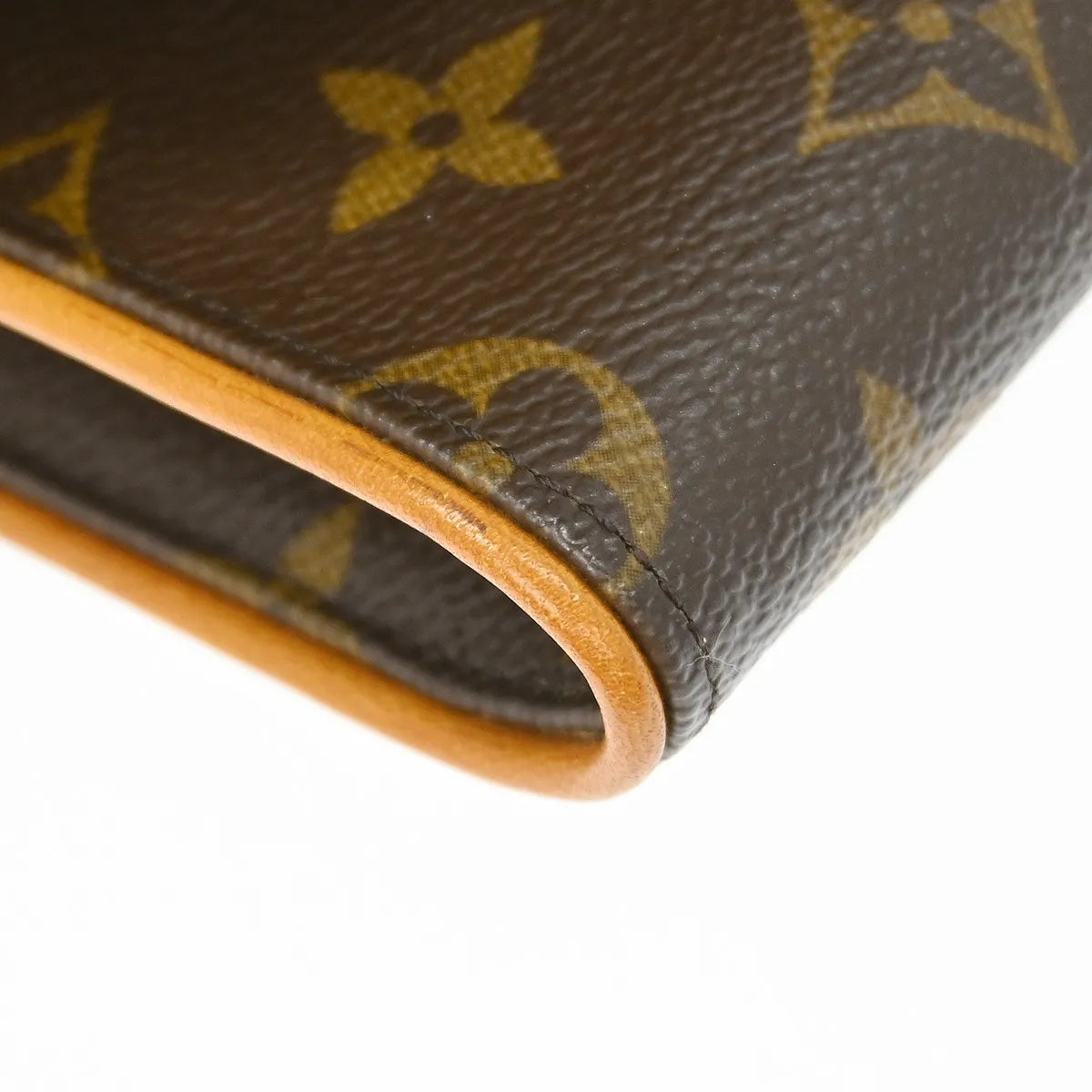 Louis Vuitton Twin Monogram Canvas Brown Canvas Clutche & Pouche Bag (Pre-Owned)
