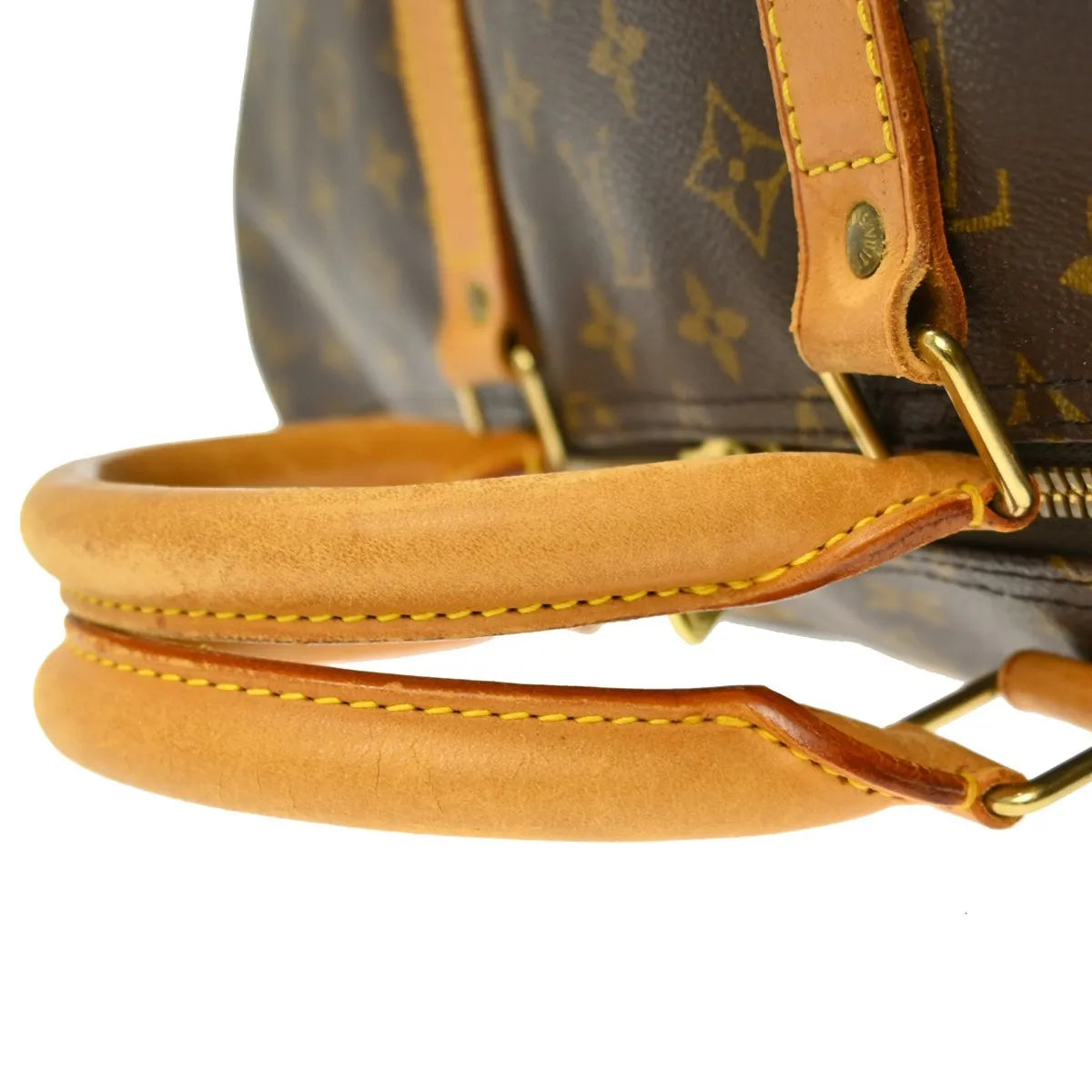 Louis Vuitton Keepall Monogram Canvas Brown Canvas Travel Bag Bag (Pre-Owned)