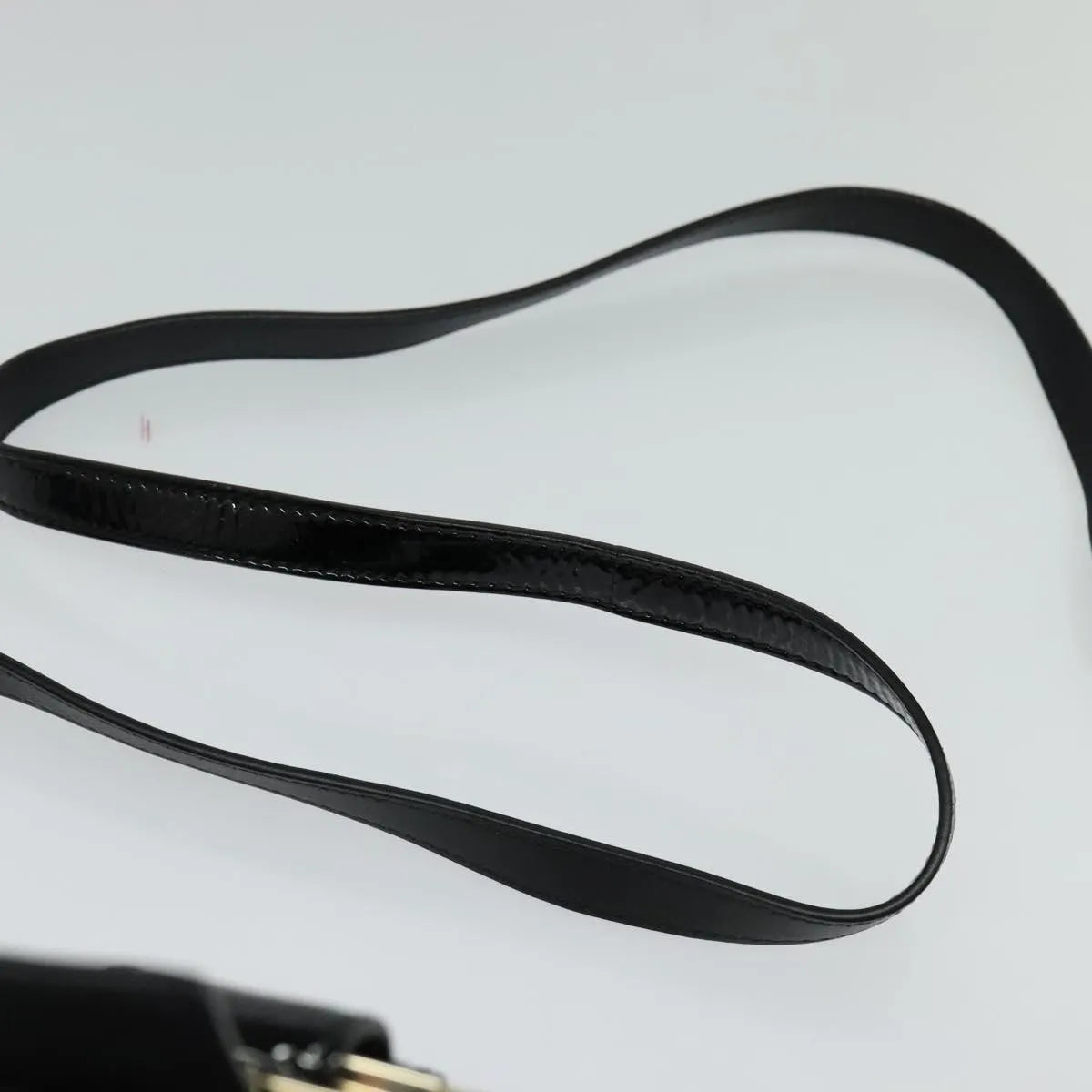 Bvlgari Chandra Flap Enamel Black Patent_Leather Shoulder Bag Bag (Pre-Owned)