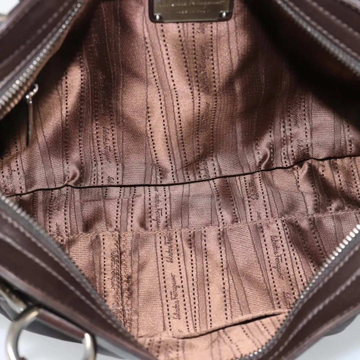 Salvatore Ferragamo Marisa Leather Brown Leather Handbag (Pre-Owned)