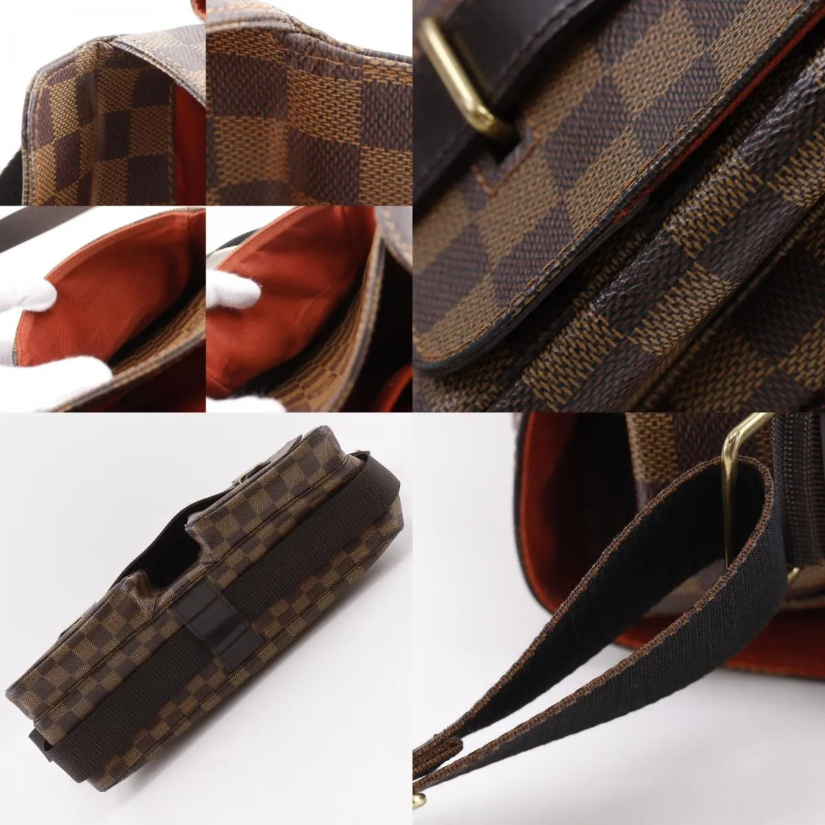 Louis Vuitton Broadway Damier Brown Canvas Shoulder Bag Bag (Pre-Owned)