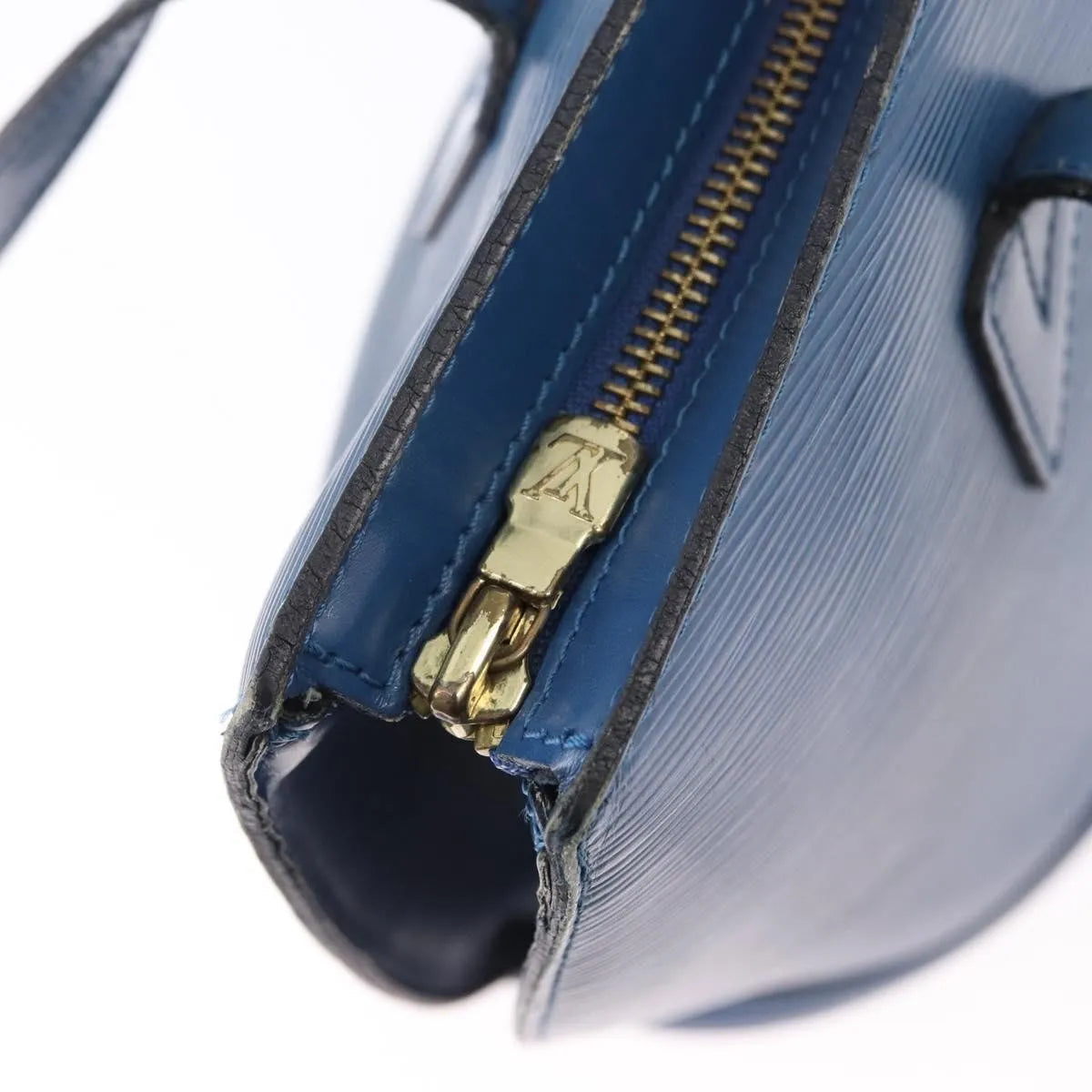 Louis Vuitton Saint Jacques Epi Blue Leather Shoulder Bag Bag (Pre-Owned)