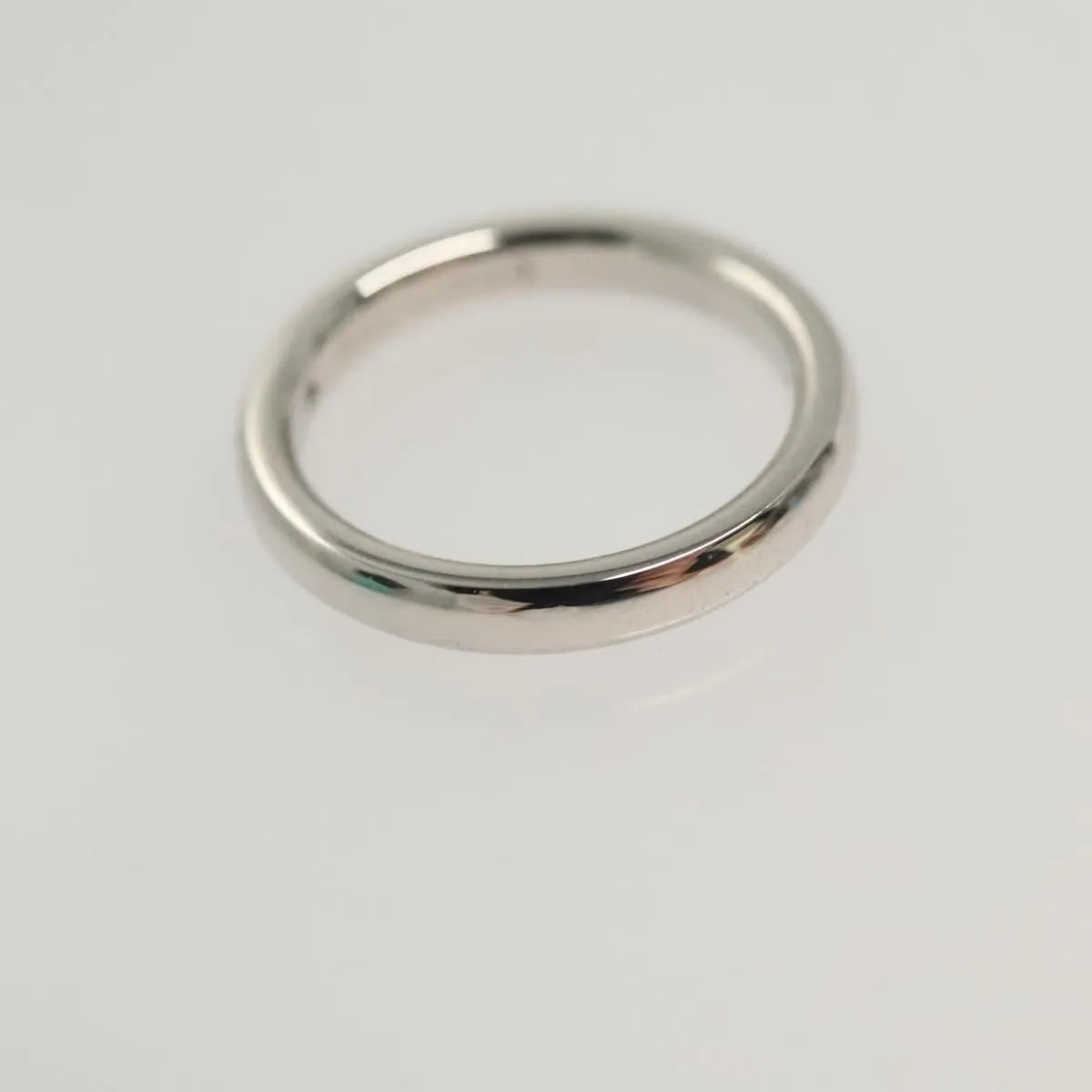 Tiffany & Co. Elsa Peretti Band Platinum Silver Platinum Ring Jewelry (Pre-Owned)