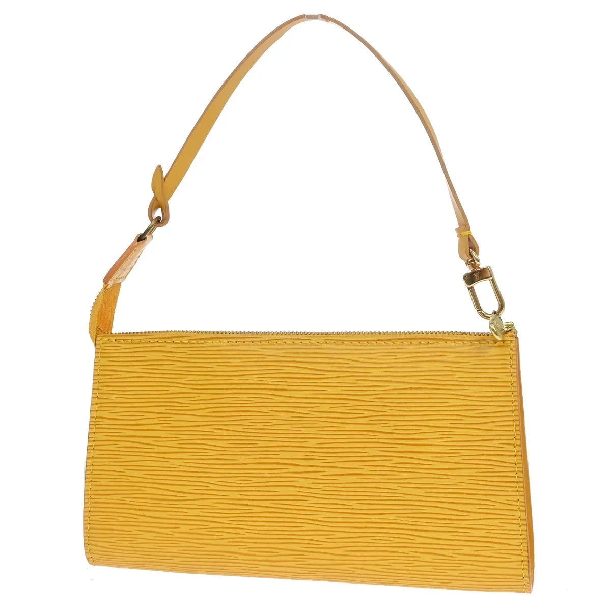 Louis Vuitton Pochette Accessoires Nm Epi Leather Yellow Leather Clutche & Pouche Bag (Pre-Owned)